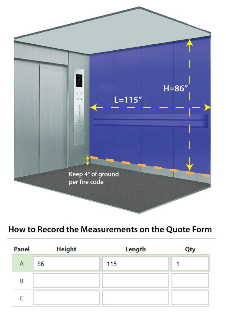 How To Measure Your Elevator Pads FELLFAB® FELCO® Elevator Pads
